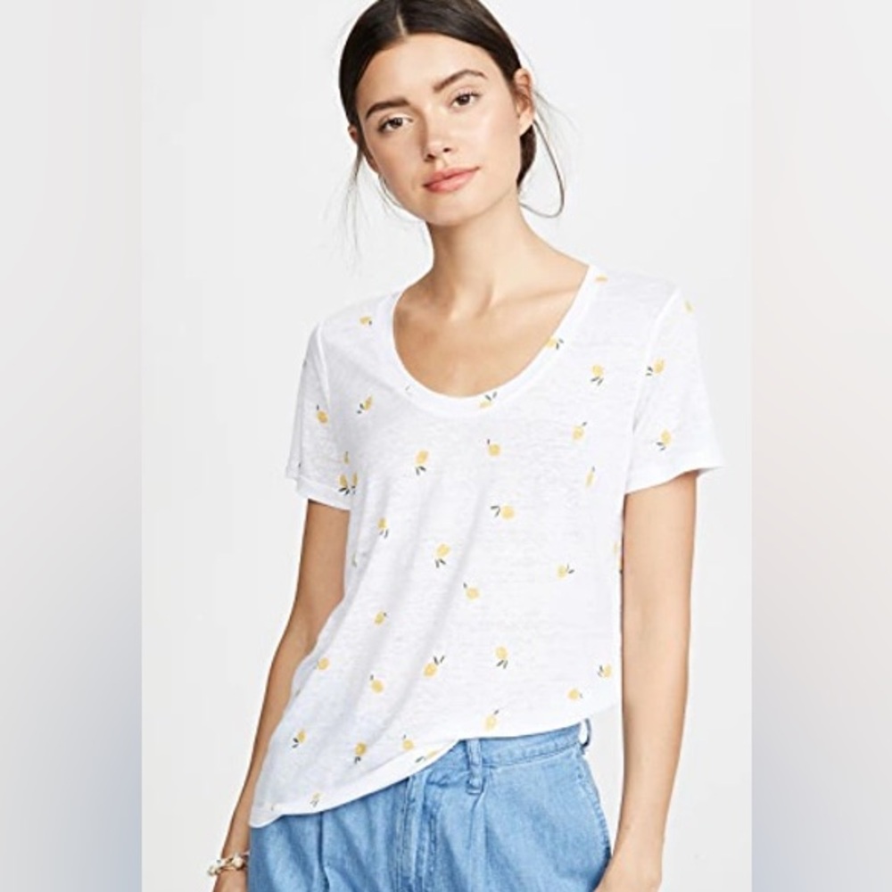 RAILS Luna lemon print tee